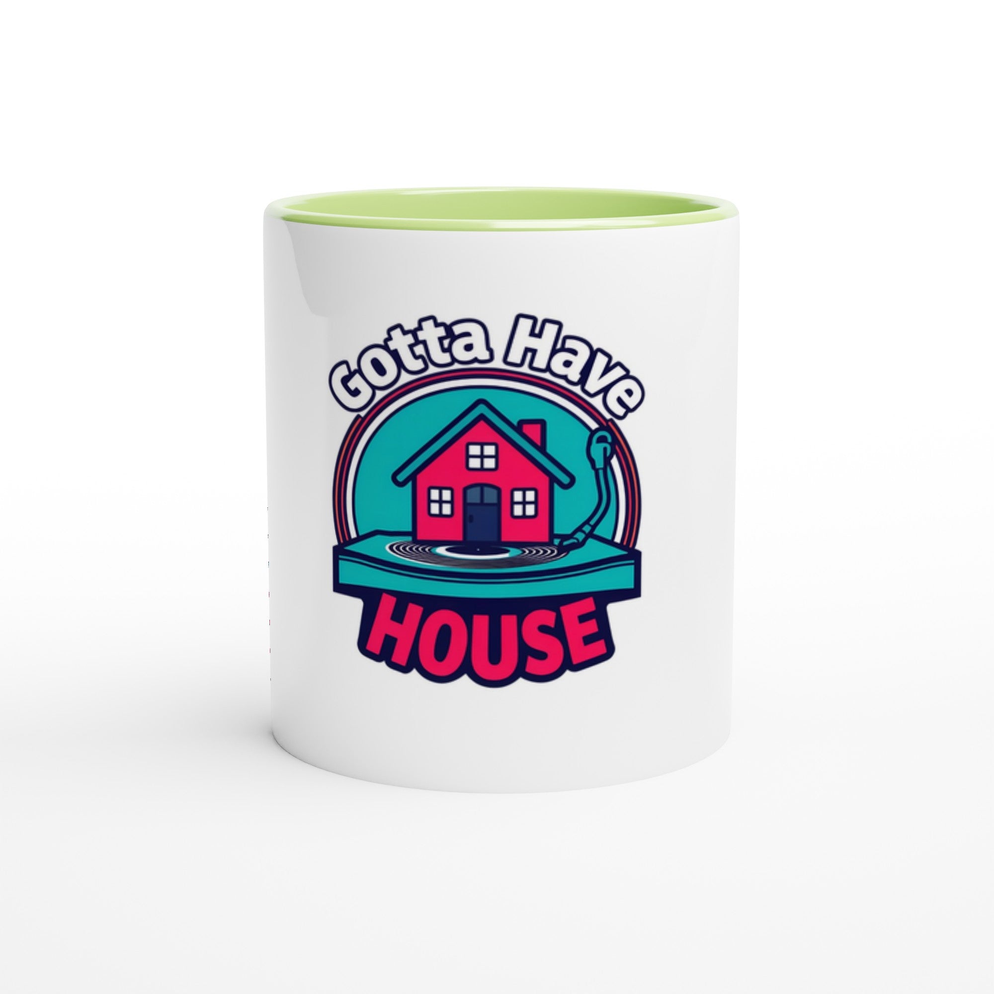 Gotta Have House White 11oz Ceramic Mug with Color Inside