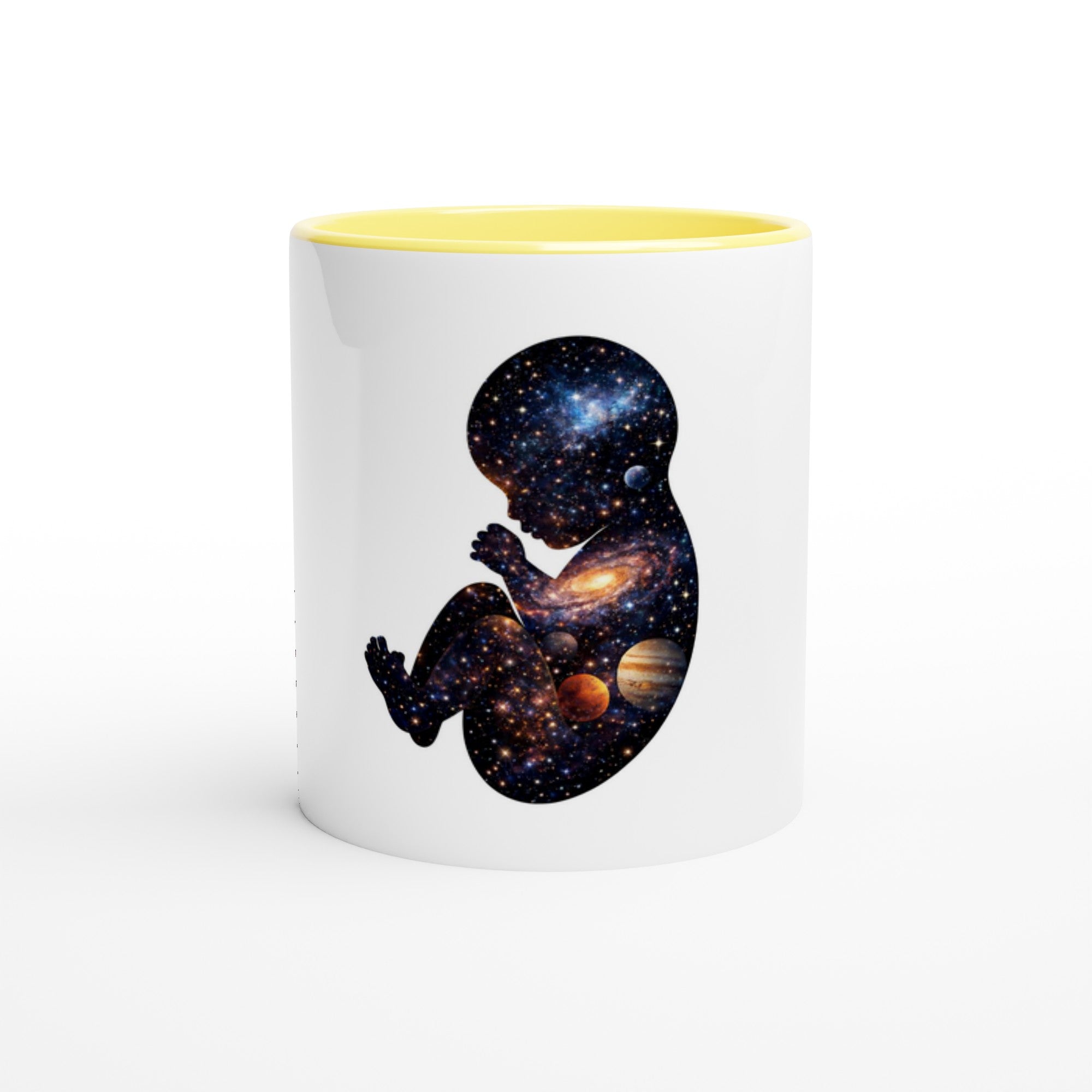 Cosmos Within Us All White 11oz Ceramic Mug with Color Inside