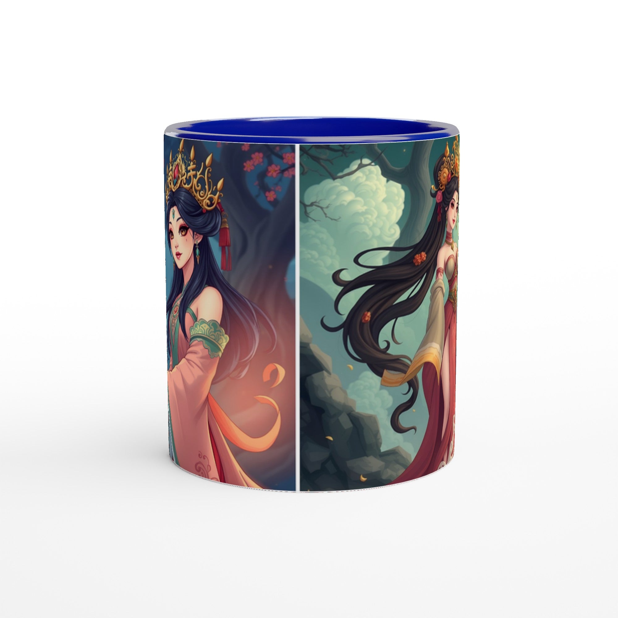 Fantasy Princess  Magic White 11oz Ceramic Mug with Color Inside